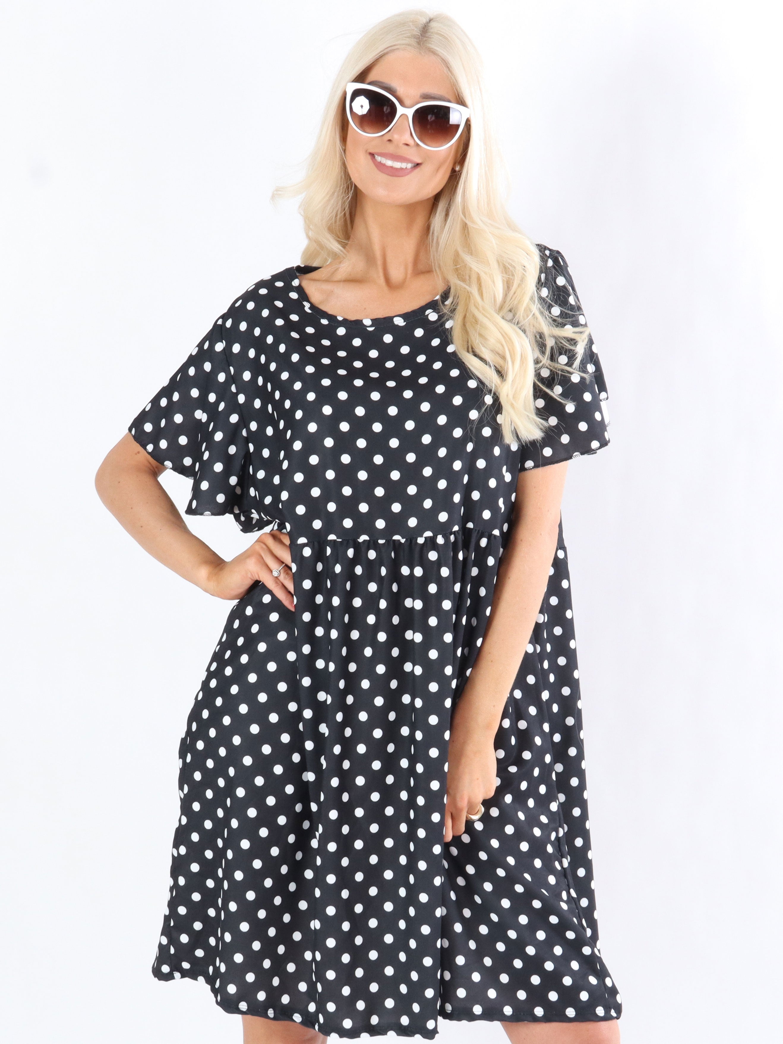 Brenda - Sød prikket kjole